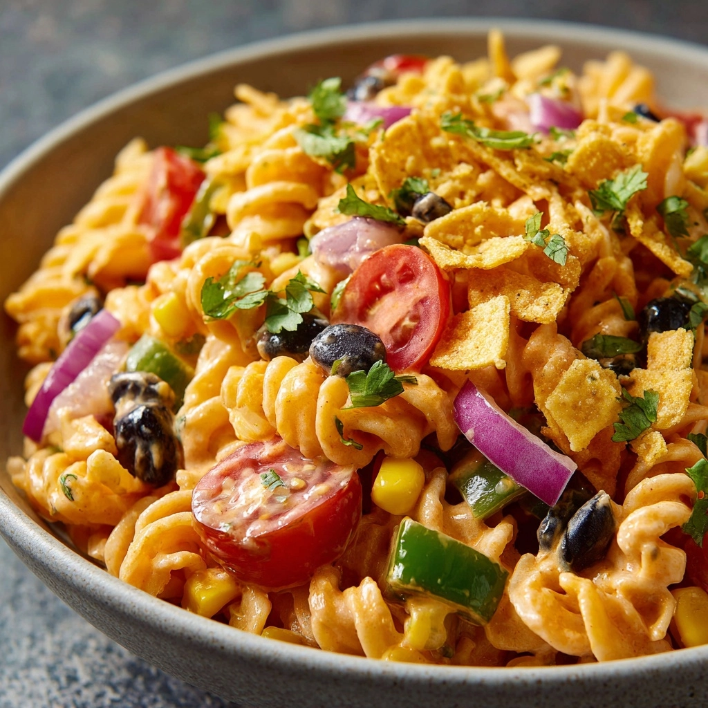Ranch Taco Pasta Salad Recipe - Recipe Image