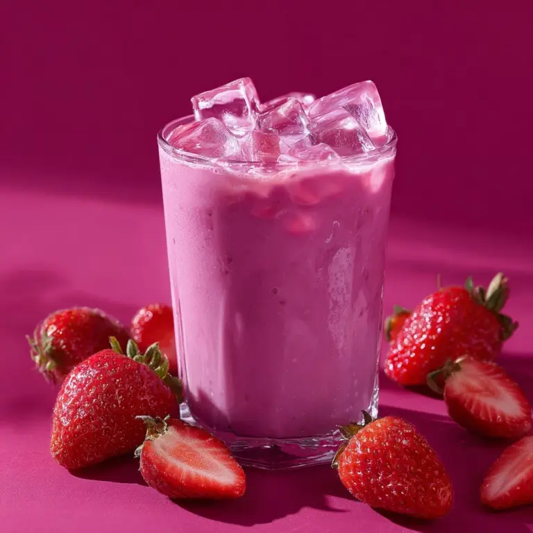 Strawberry Breeze – A Creamy and Refreshing Frozen Drink Recipe