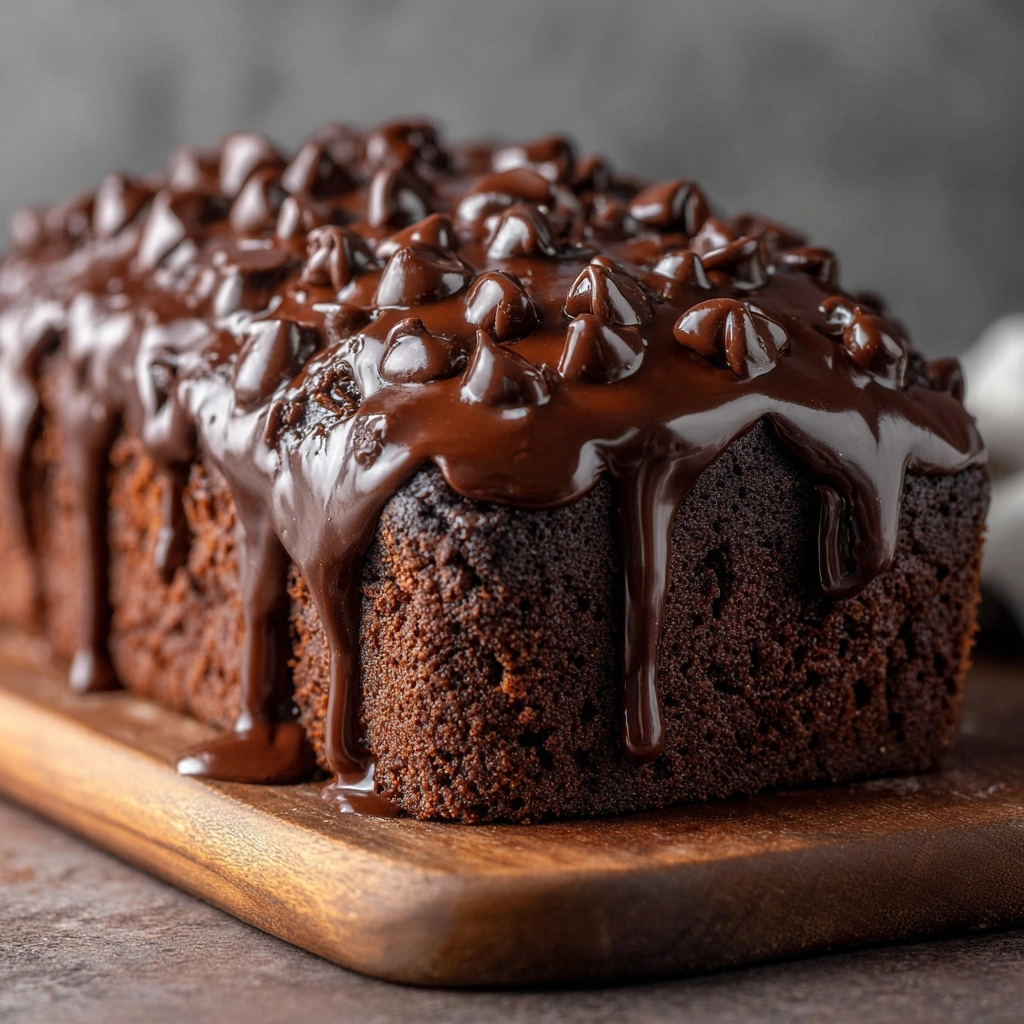 Hot Fudge Brownie Bread Recipe - Recipe Image