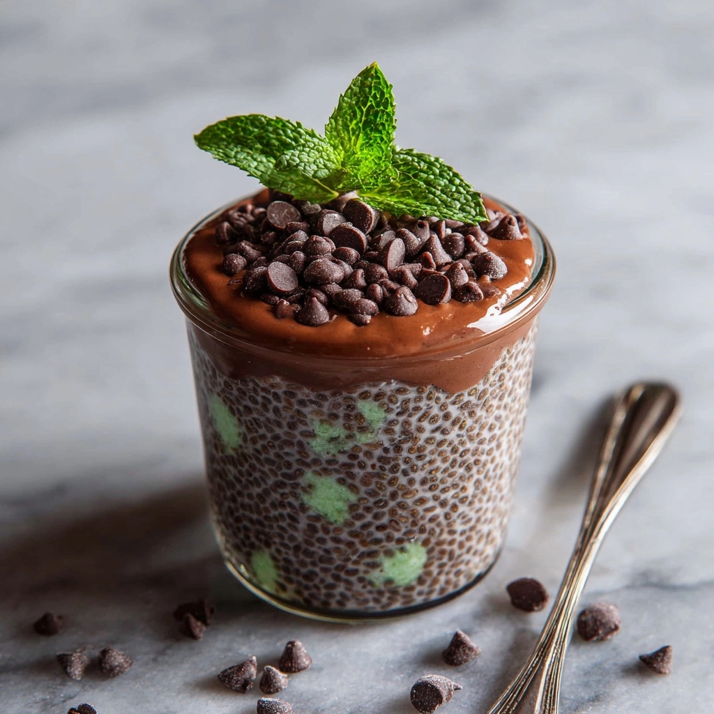 Mint Chocolate Chip Overnight Oats Recipe - Recipe Image