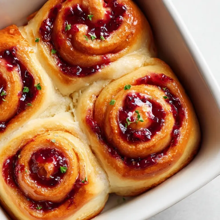Cranberry Orange Sweet Rolls Recipe