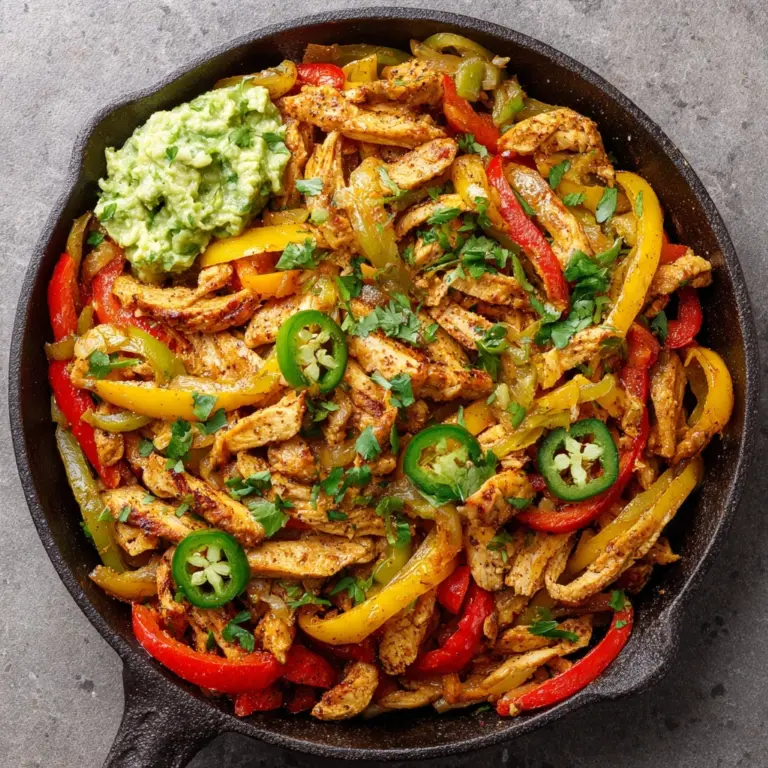 One-Pan Chicken Fajitas Recipe