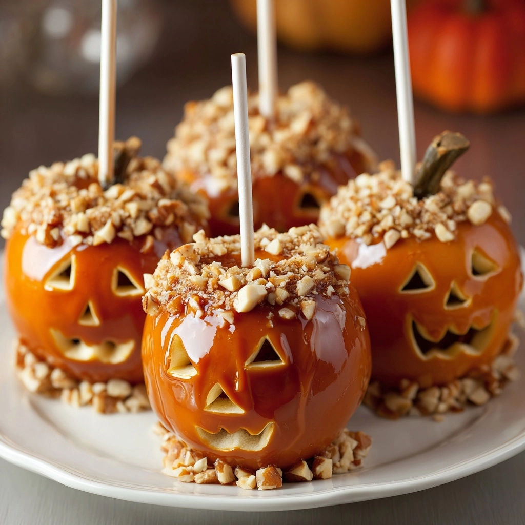 Candied Apples for Halloween Recipe - Recipe Image