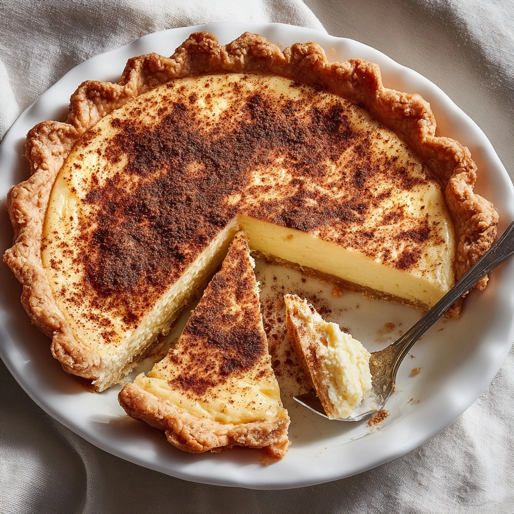 Classic Vanilla Custard Pie Recipe - Recipe Image