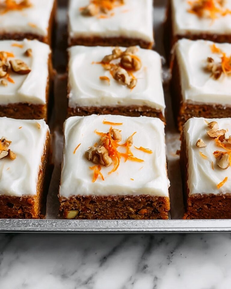 Carrot Cake Bars with Coconut Cream Frosting Recipe