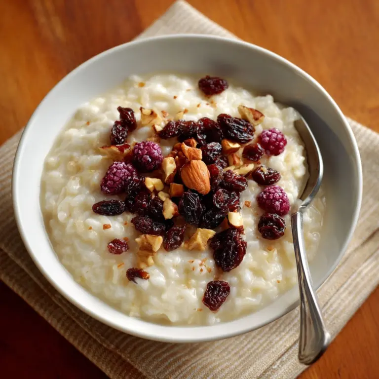 Vegan Rice Pudding Recipe