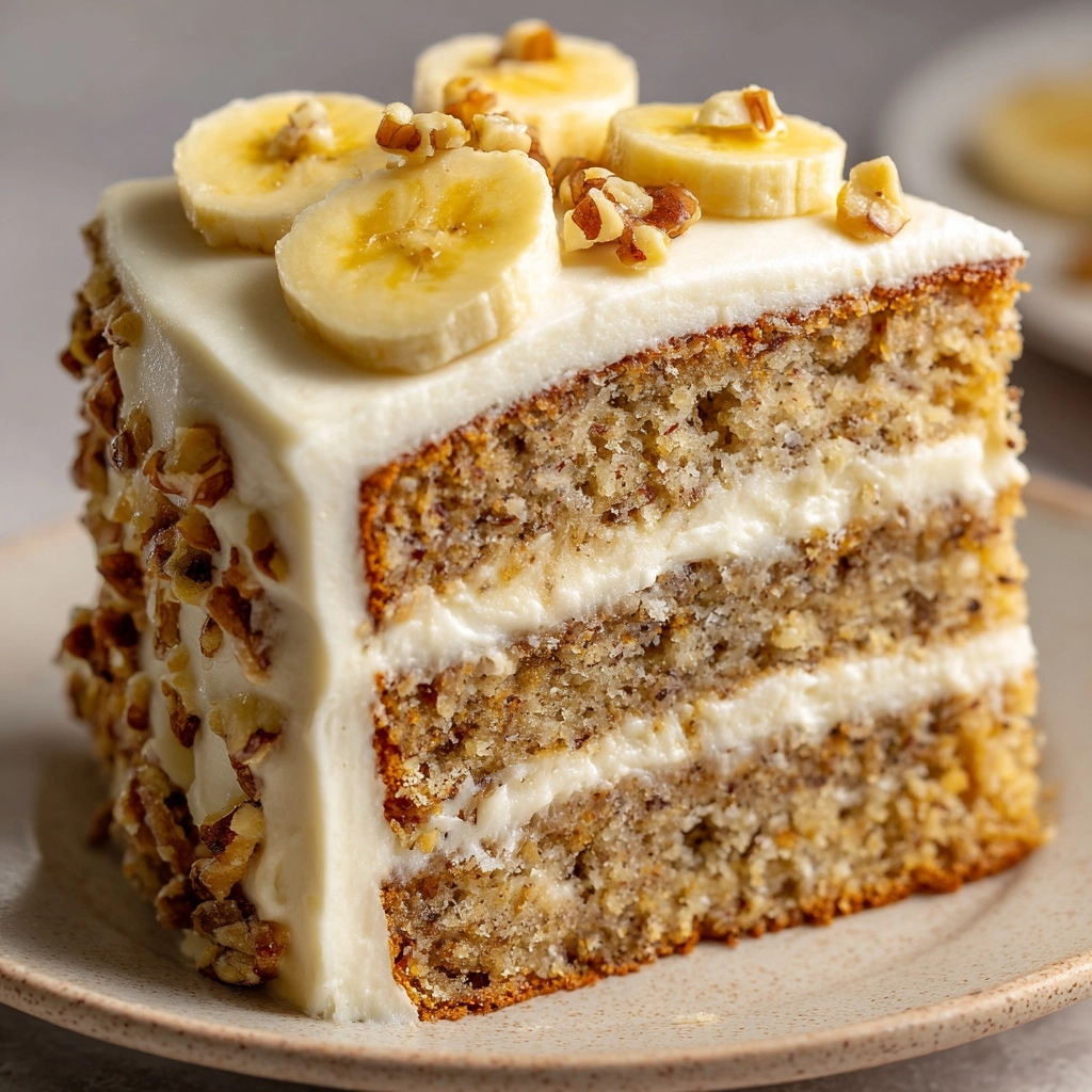 Banana Bread Cake with Cream Cheese Frosting Recipe - Recipe Image