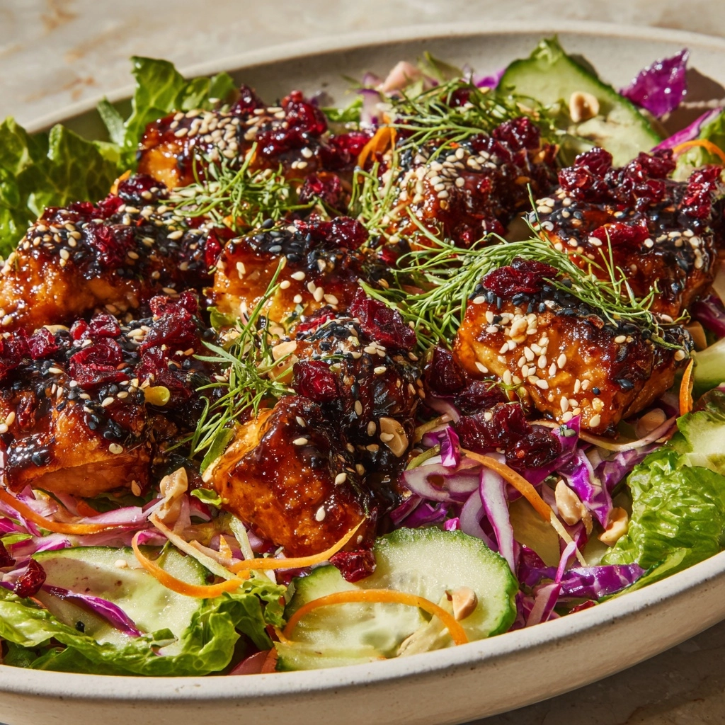 Asian Chicken Cranberry Salad Recipe - Recipe Image