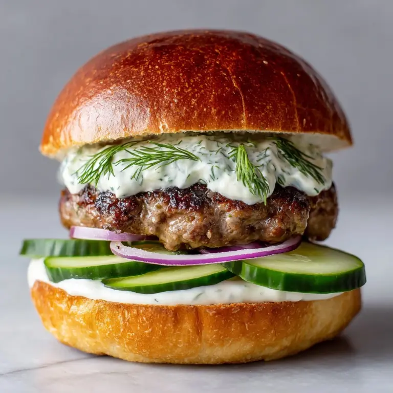 Lamb Sliders with Dill Greek Yogurt Recipe
