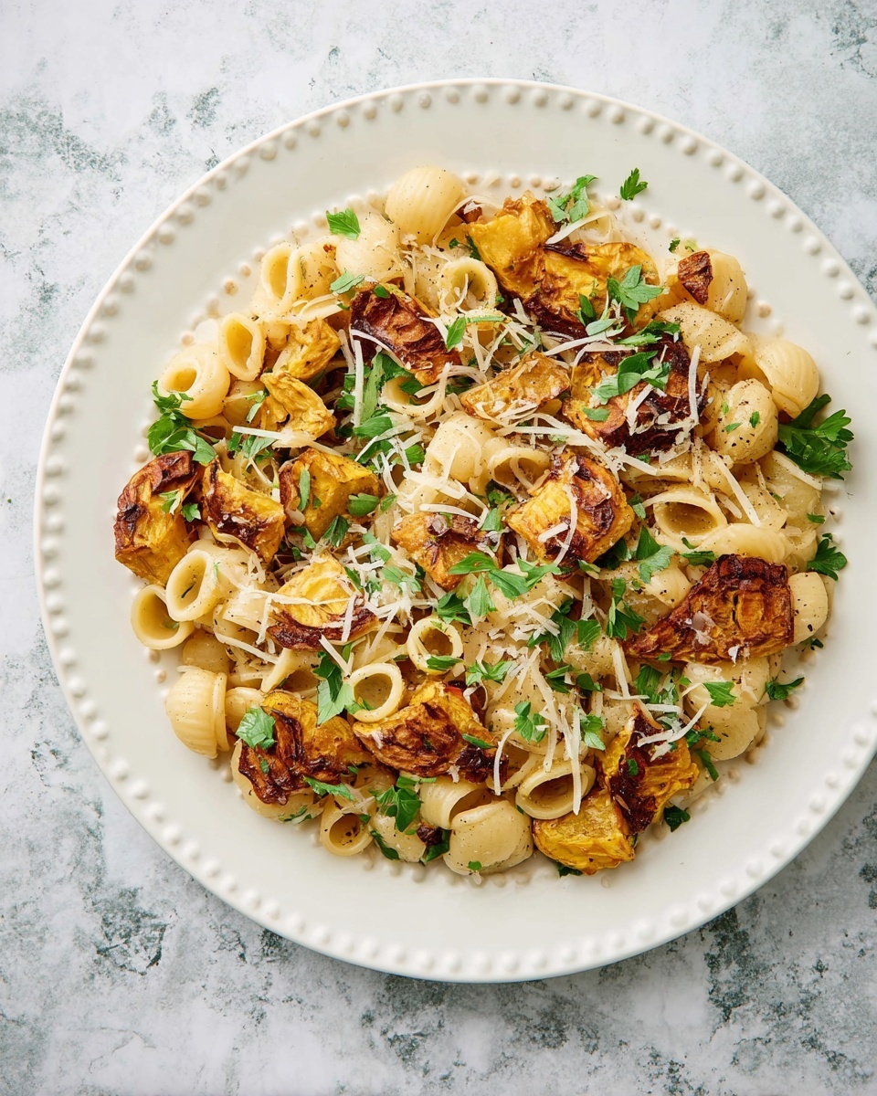 Roasted Butternut Squash Pasta with Sage and Parmesan Recipe - Recipe Image