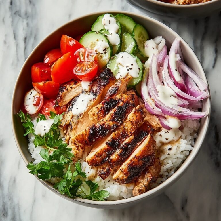 Healthy Chicken Shawarma Bowl Recipe