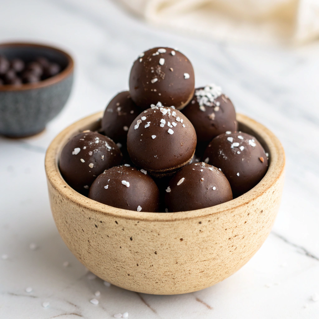 Chocolate Peanut Butter Balls Recipe - Recipe Image