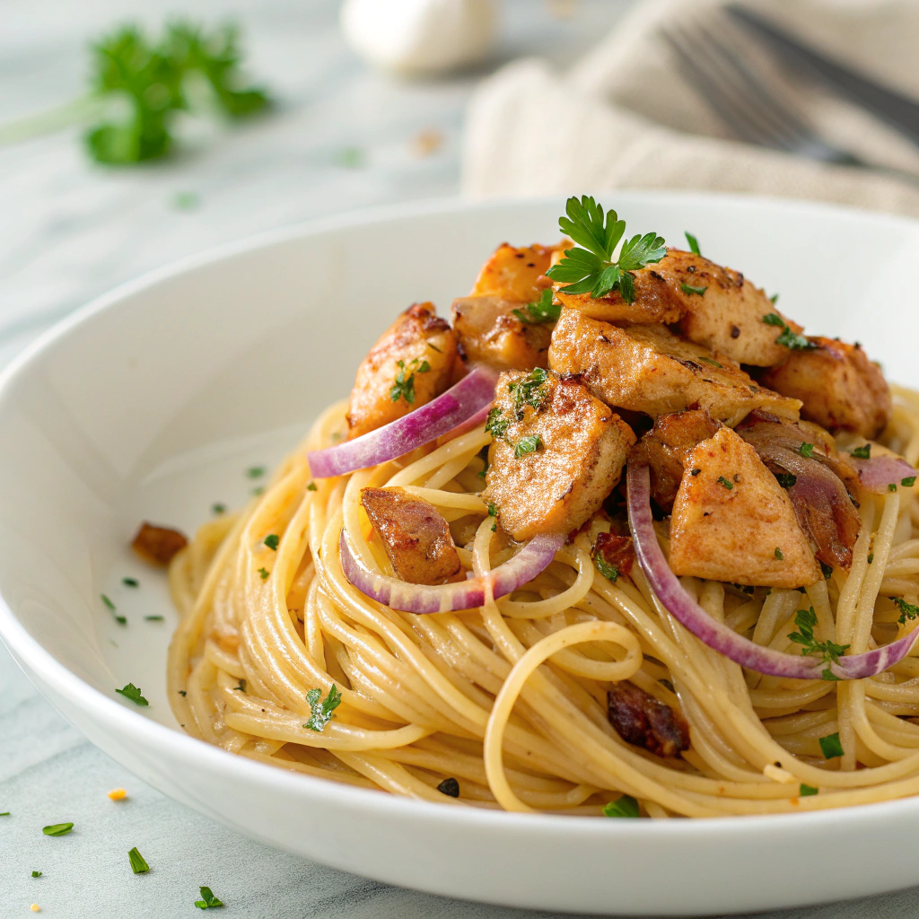 Monterey Chicken Spaghetti Recipe - Recipe Image