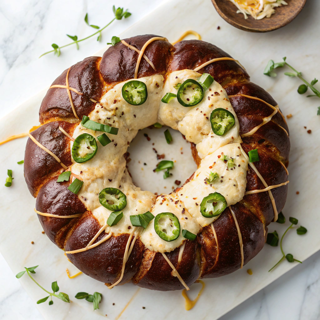 Sourdough Jalapeño Popper Bread Bowl Recipe - Recipe Image