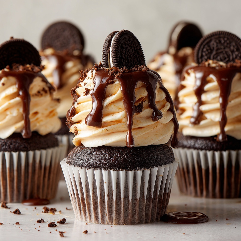 Cookies and Cream Cupcakes Recipe - Recipe Image