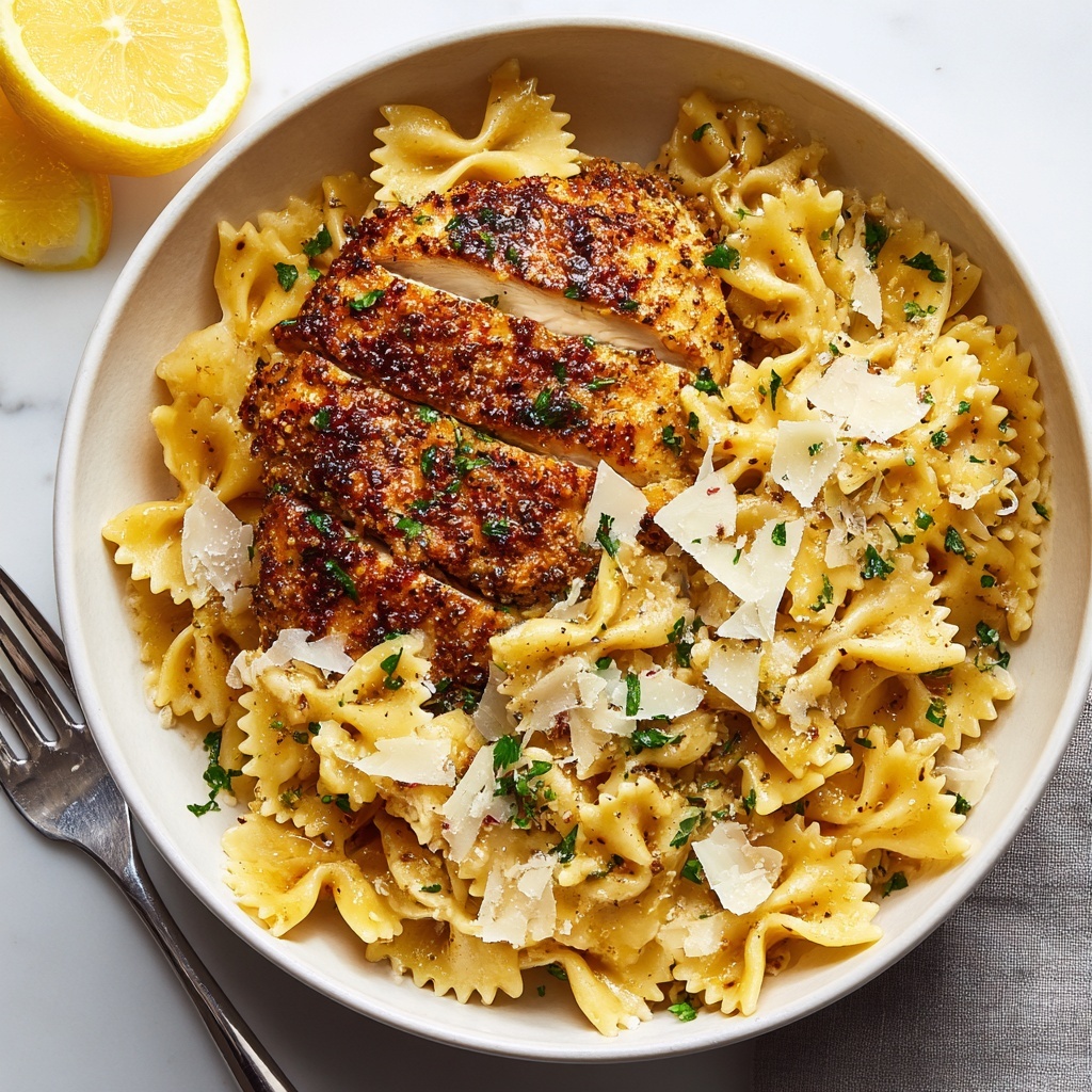Lemon Chicken Pasta Recipe - Recipe Image