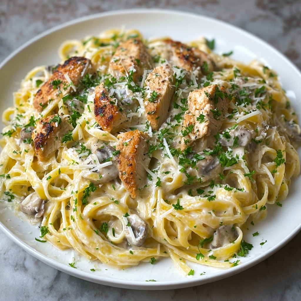 Creamy Dairy-Free Chicken Alfredo Recipe - Recipe Image