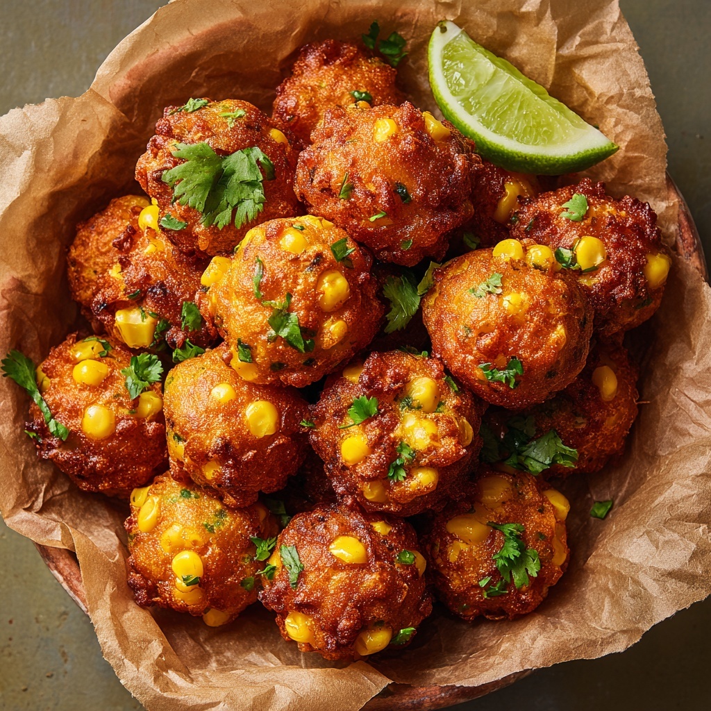 Mexican Street Corn Fritters Recipe - Recipe Image