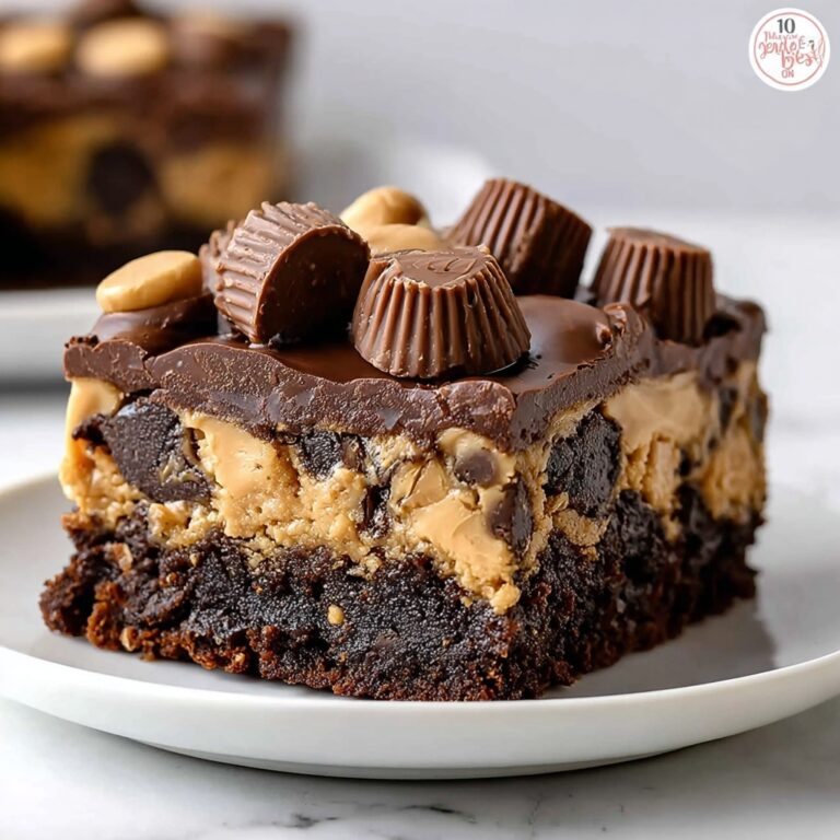 1 Bowl Peanut Butter Cup Dump Cake Delight Recipe