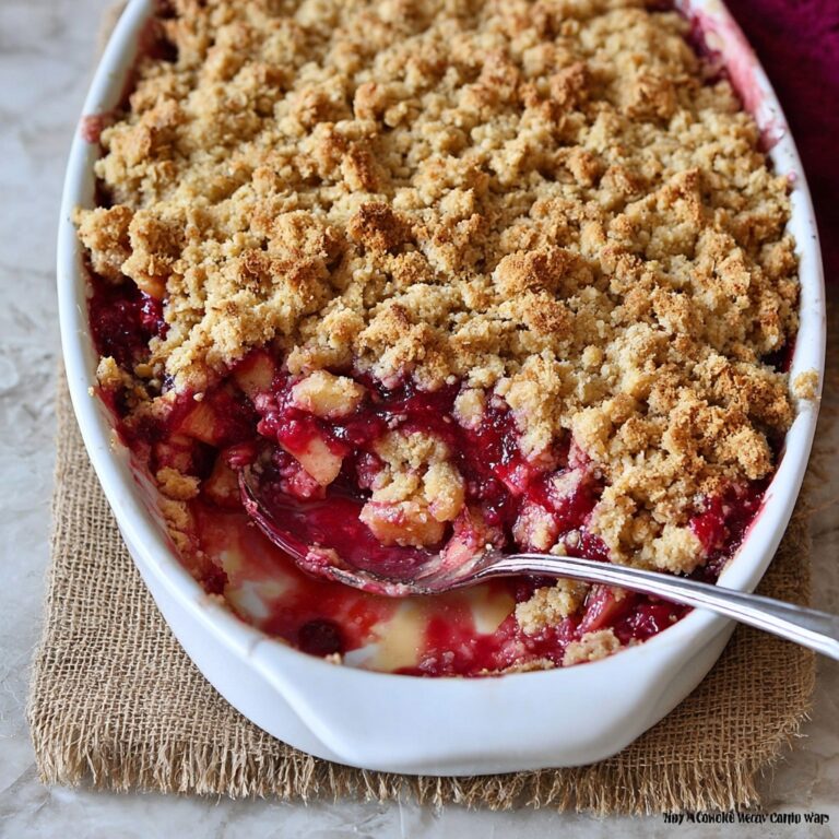 Apple Rhubarb Crisp Recipe