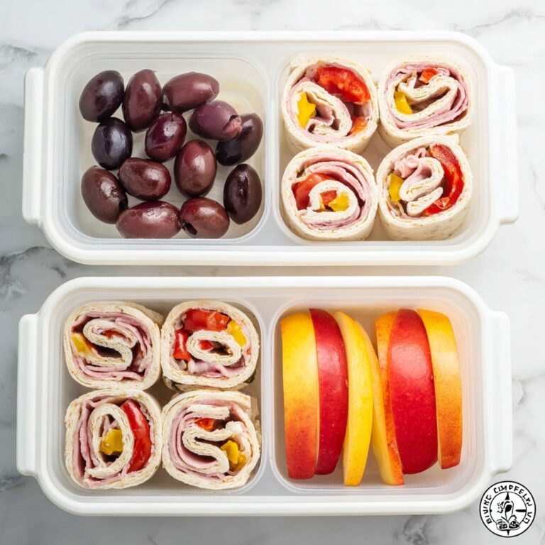 Italian Sub Roll-Ups Lunch Box Idea Recipe