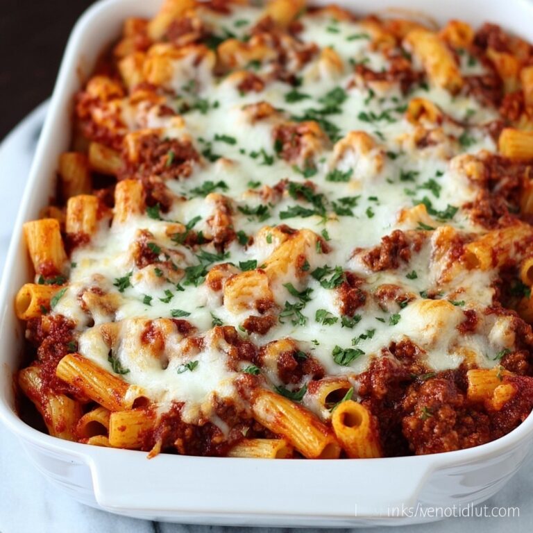 Meatless Baked Ziti Recipe