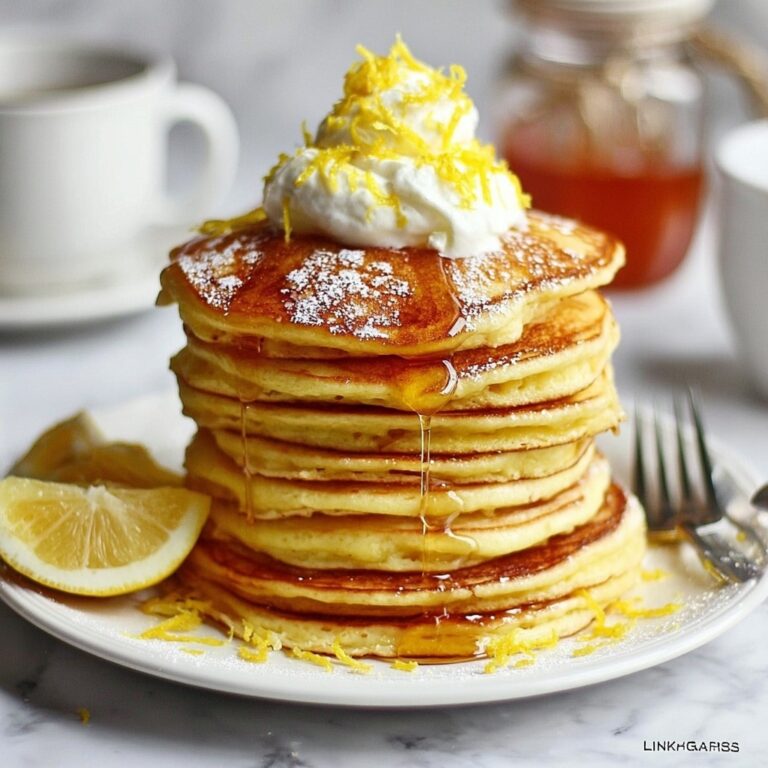 Lemon Ricotta Protein Pancakes Recipe