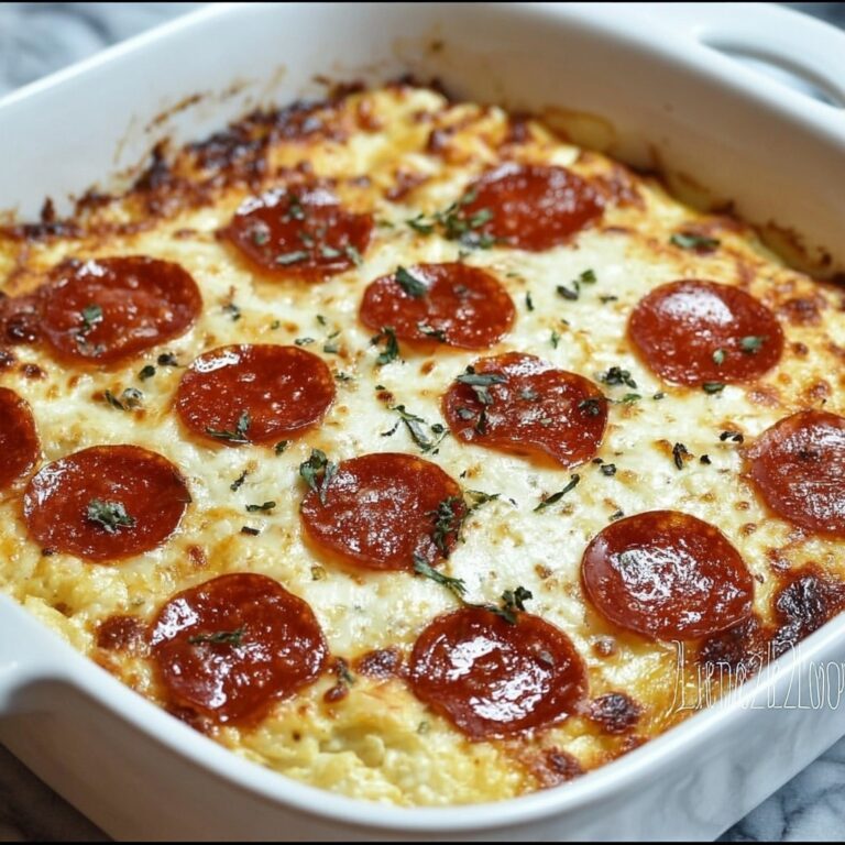 Easy Pizza Cottage Cheese Bake Recipe