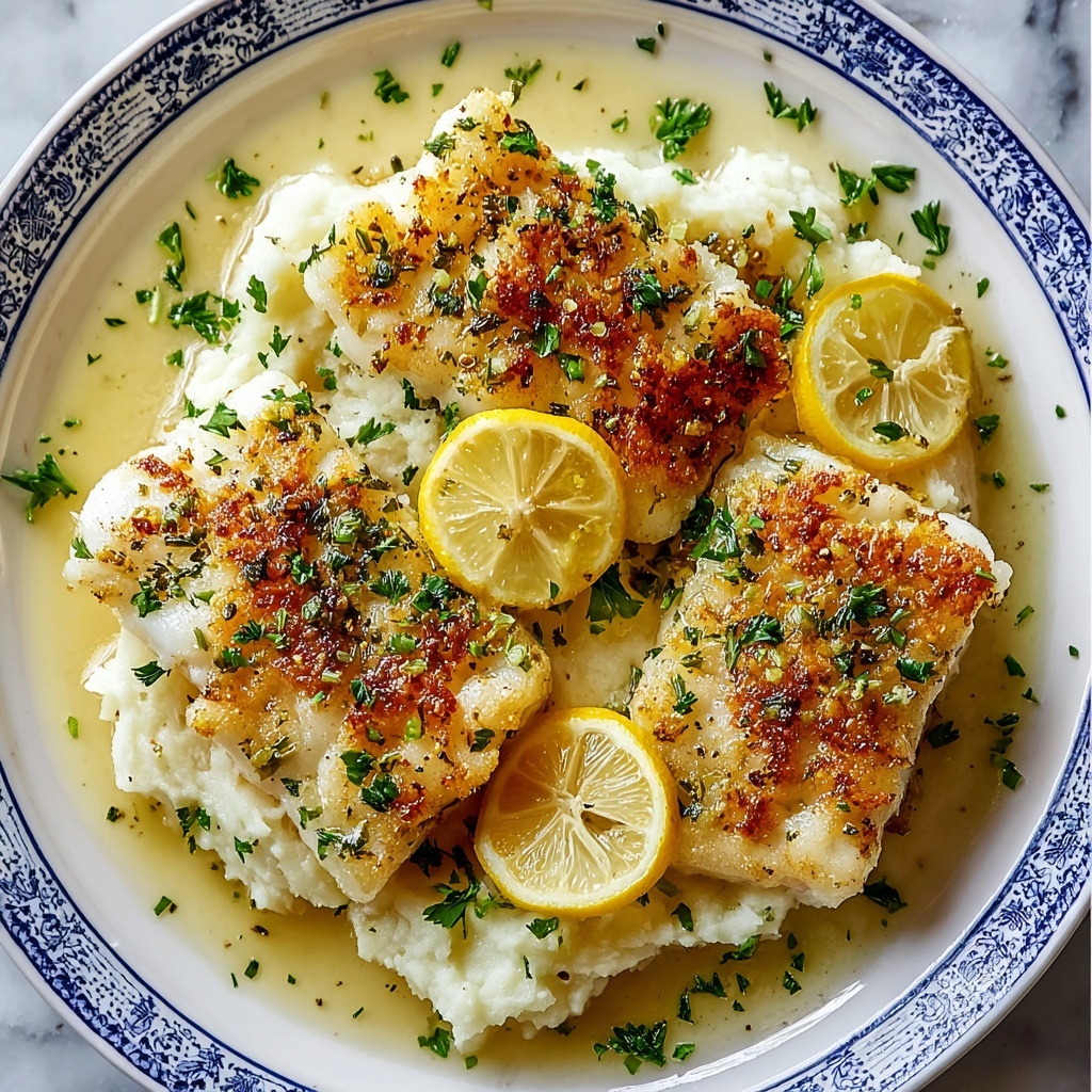 Lemon Garlic Butter Cod Recipe - Recipe Image