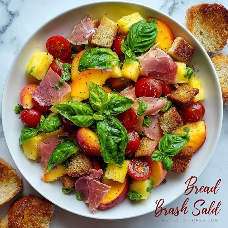 Peach Panzanella Salad Recipe