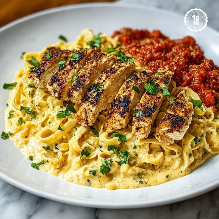 Indulgent Creamy Cajun Chicken Linguine with Garlic Mozzarella Recipe