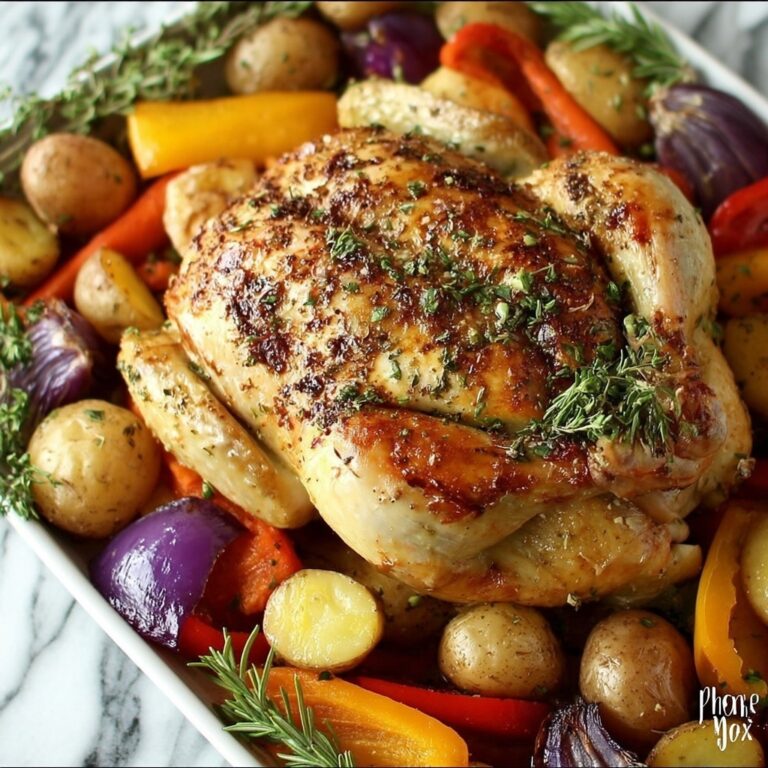 Roasted Garlic Chicken and Vegetables Recipe