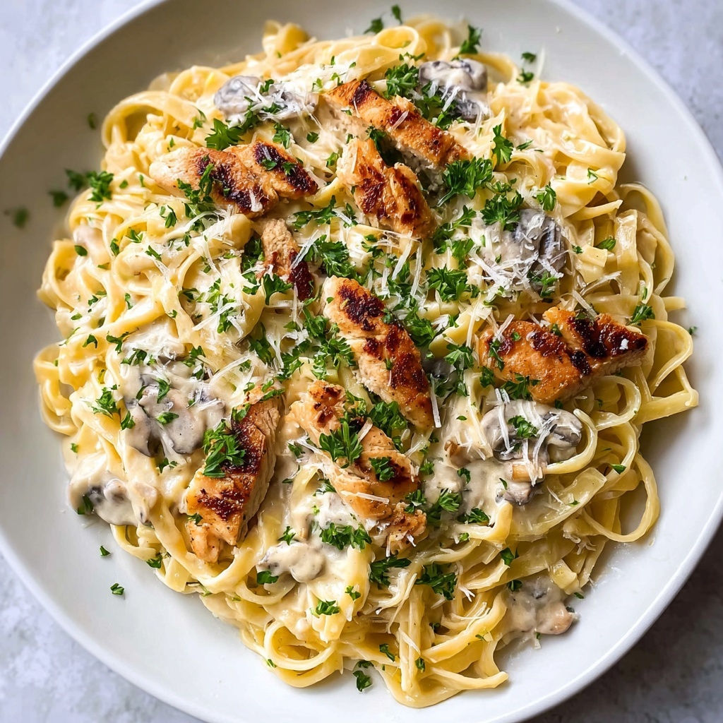 Creamy Dairy-Free Chicken Alfredo Recipe - Recipe Image