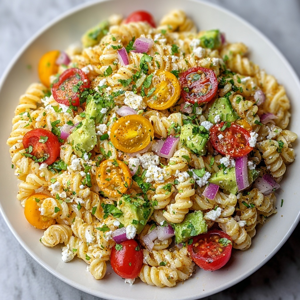Healthy Street Corn Pasta Salad Recipe - Recipe Image