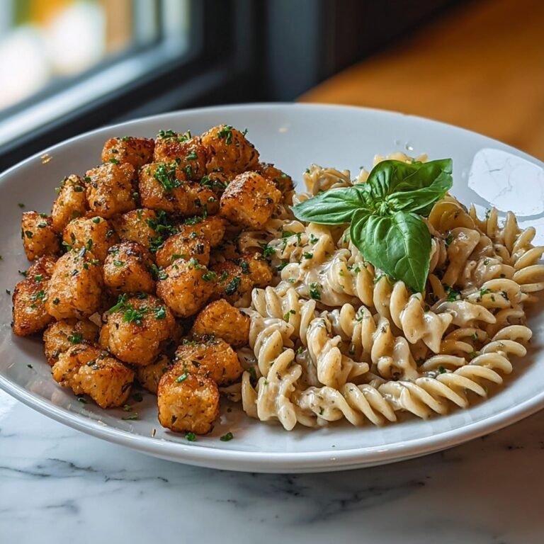 Juicy Lemon Pepper Chicken Bites & Cajun Alfredo Twists Recipe