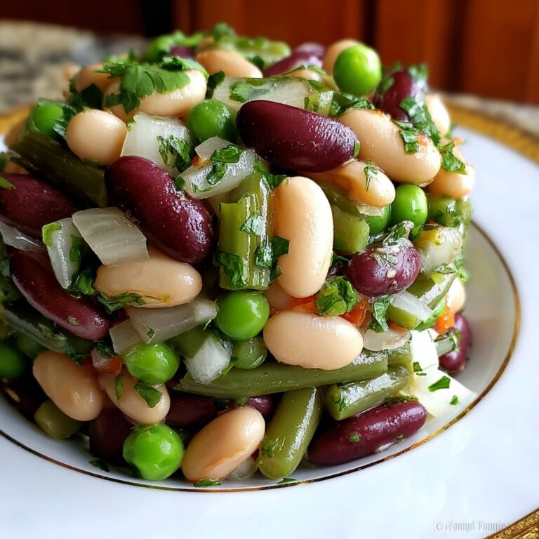 Easy Vintage Three Bean Salad Recipe