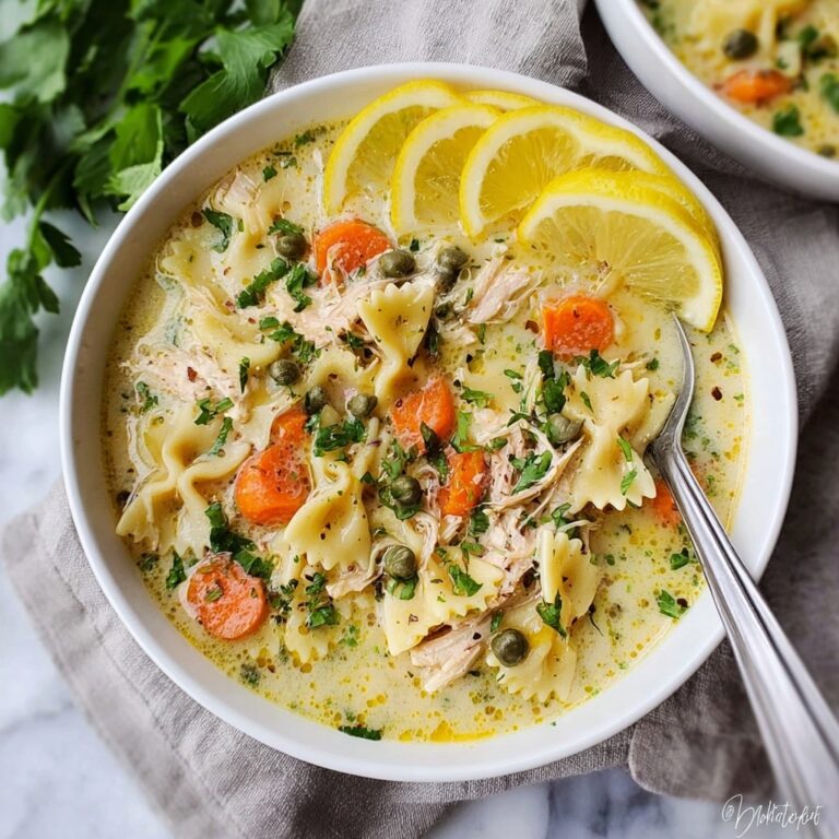 Lemon Chicken Piccata Soup Recipe