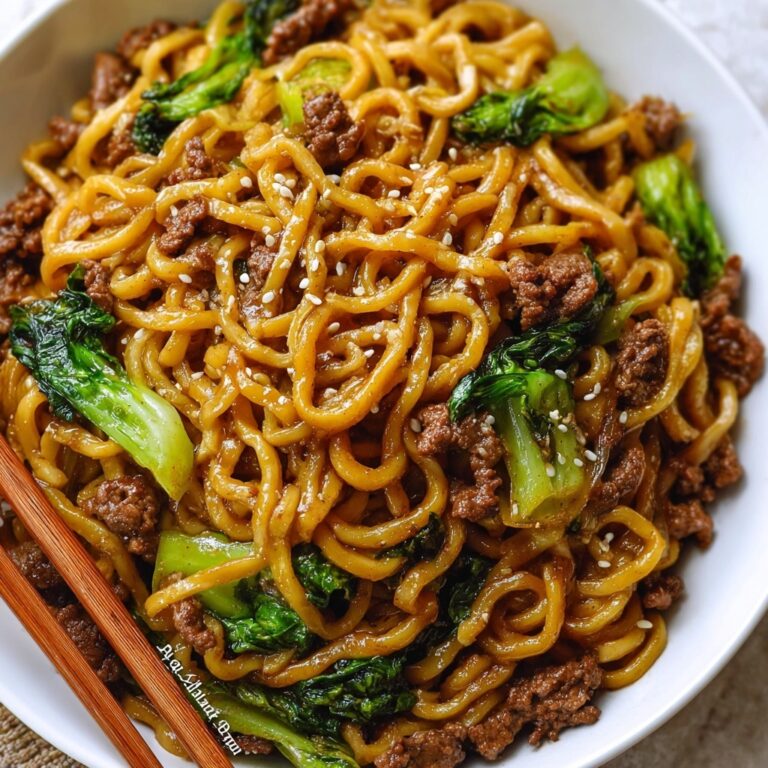 Simple Black Pepper Beef Udon Recipe