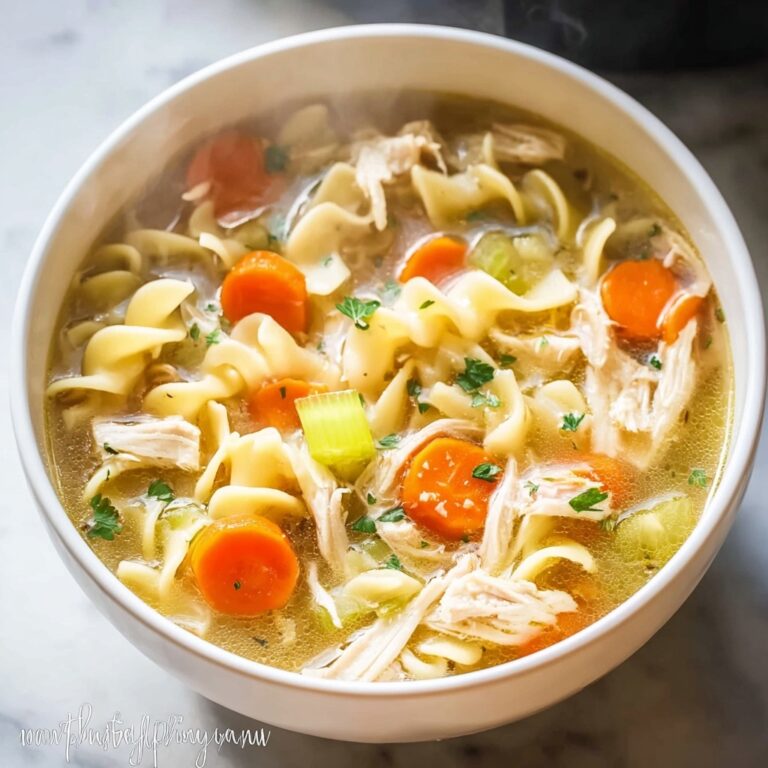 Homemade Chicken Noodle Soup Recipe