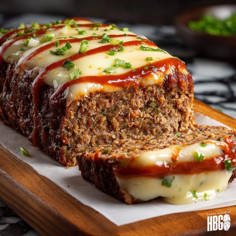 Stuffed Meatloaf with Mozzarella Recipe