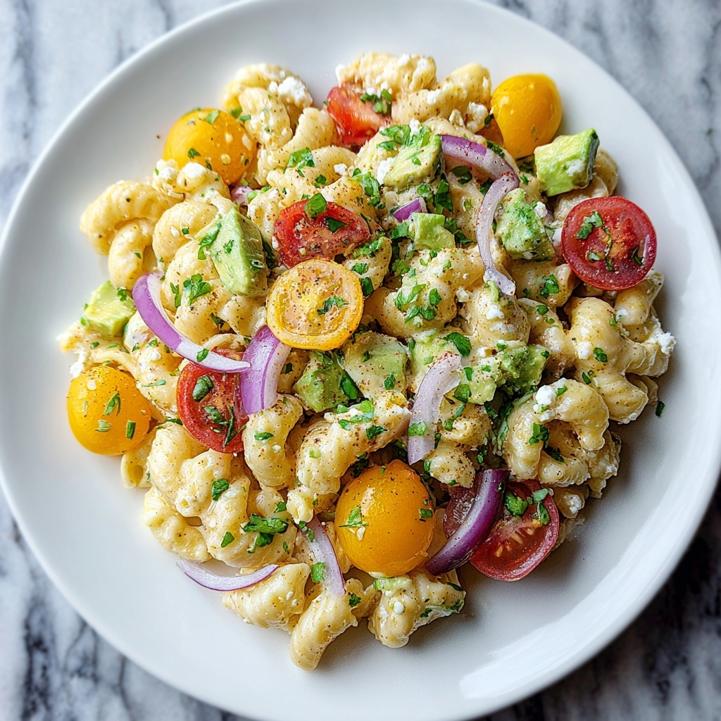 Healthy Street Corn Pasta Salad Recipe - Recipe Image