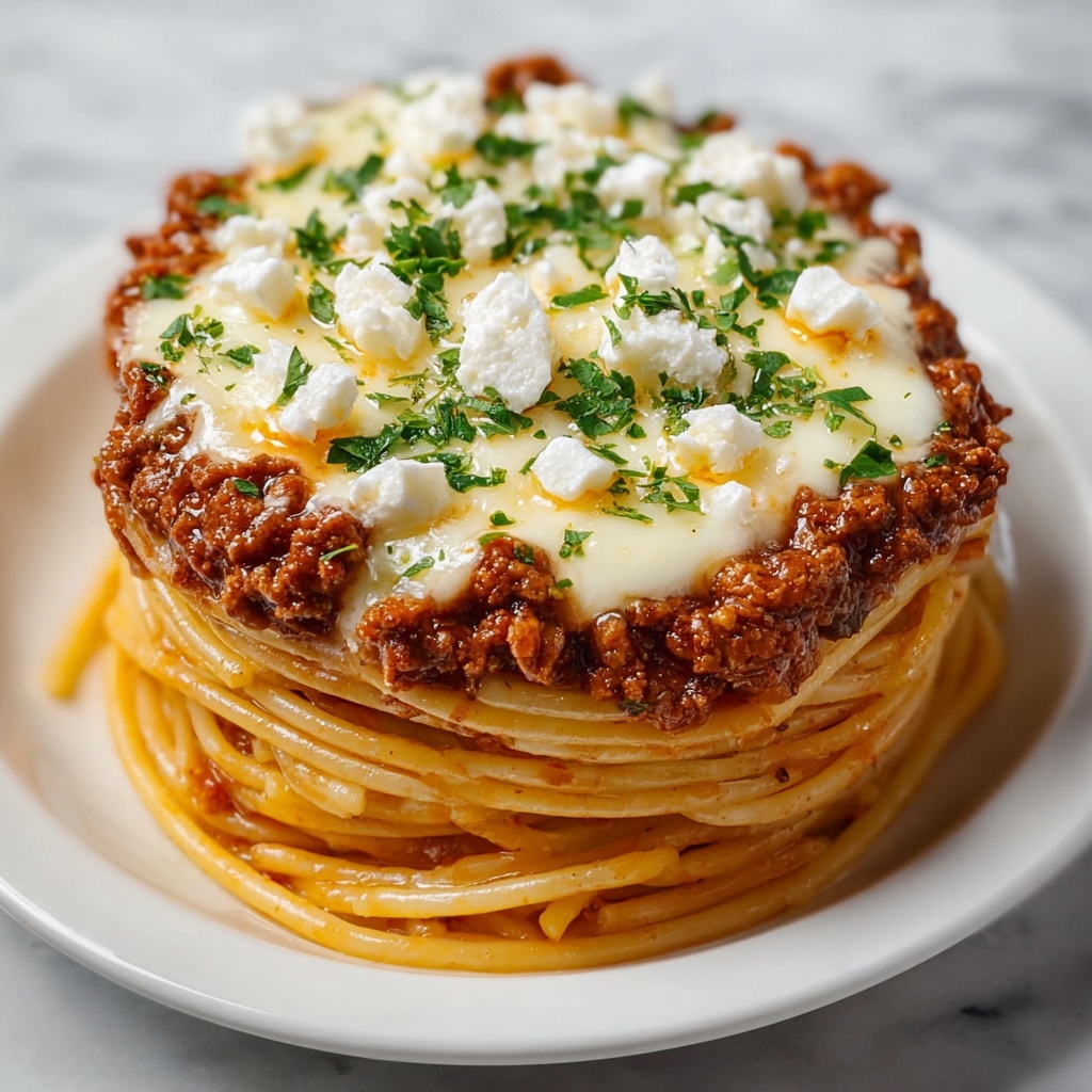 Baked Cream Cheese Spaghetti Recipe - Recipe Image