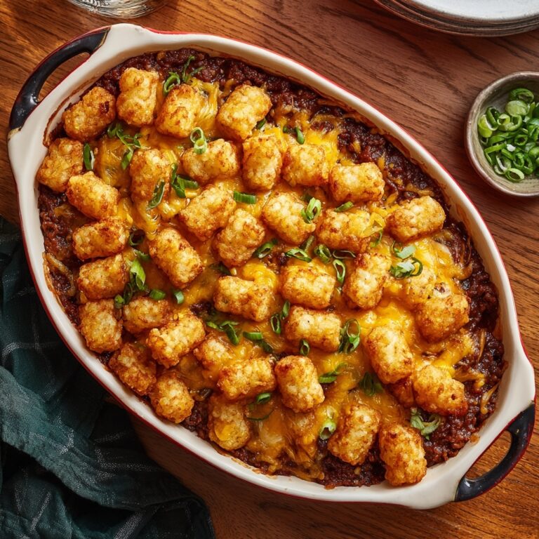 Crispy Tot Chili Casserole Recipe