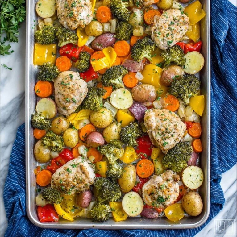 Sheet Pan Chicken and Veggies Recipe