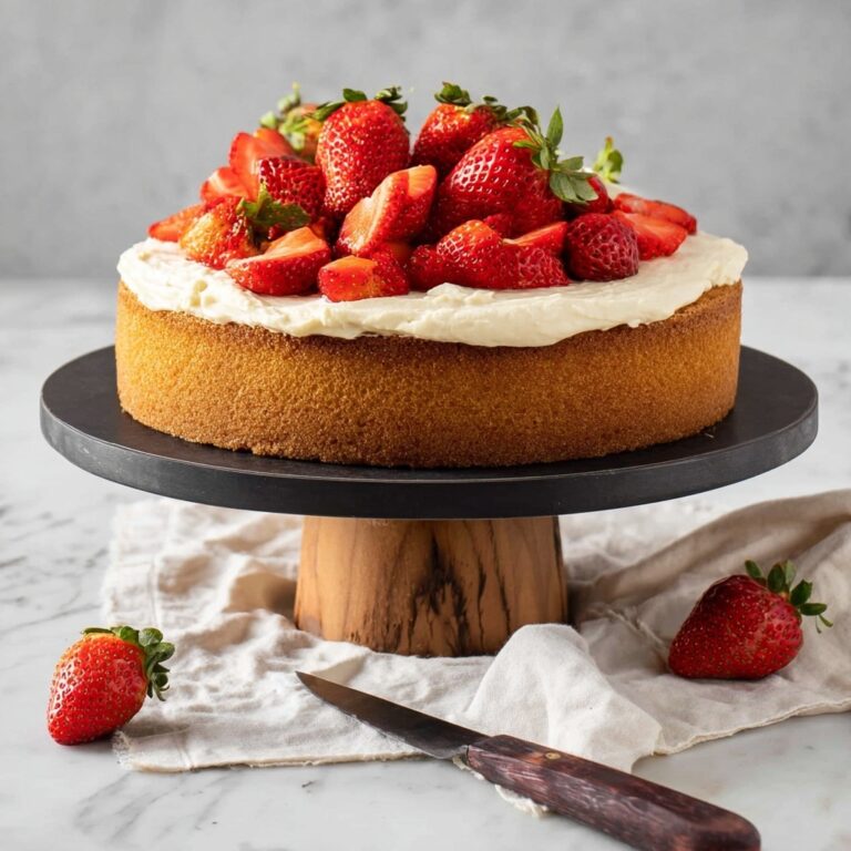 Strawberry Almond Flour Cake Recipe