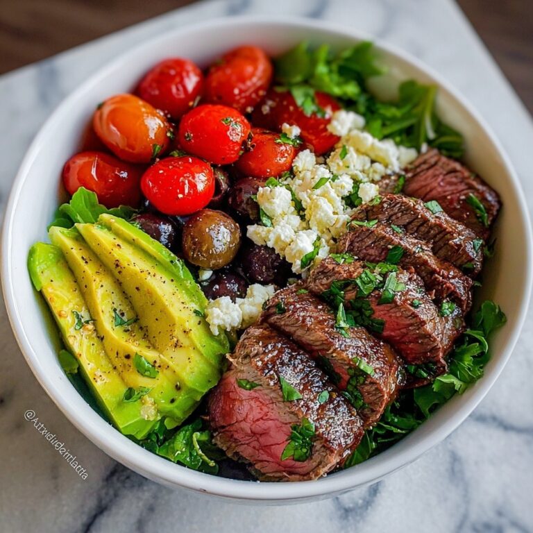 Flavorful Mediterranean Steak Bowls Recipe