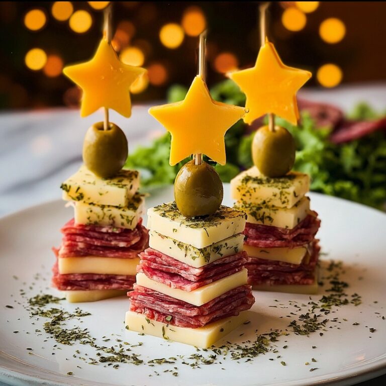 Charcuterie Tree Skewers Party Recipe