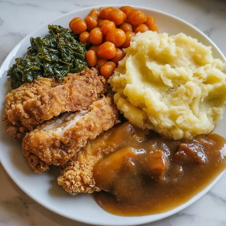 Soul Food Classics: Crispy Fried Chicken, Collard Greens, Cornbread, and Macaroni and Cheese Recipe