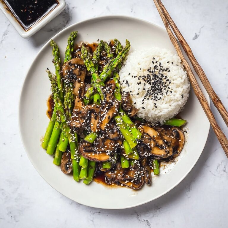 Asparagus Mushroom Stir Fry Recipe